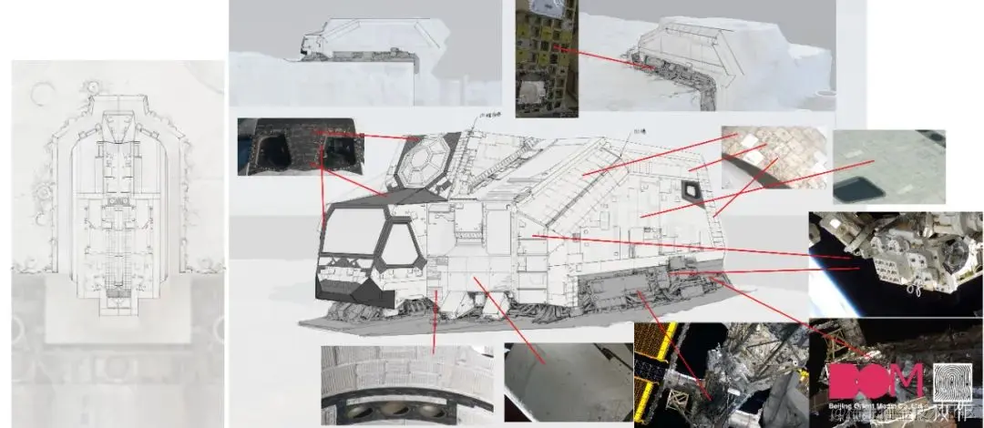 《太空群落》“深空号”飞船设计 - 瑞云渲染