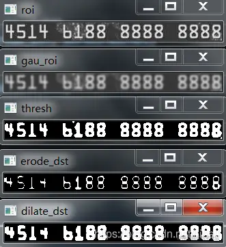 招商银行信用卡卡号识别项目（第一篇），Python OpenCV 图像处理取经之旅第 53 篇