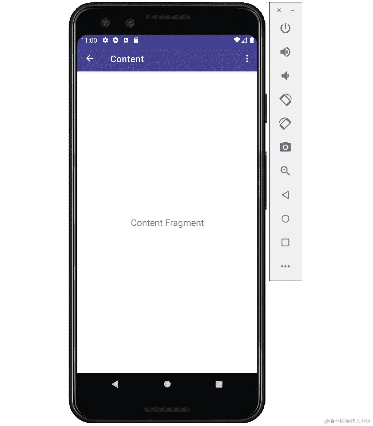 图 4.9：显示带有向上箭头的次要目的地