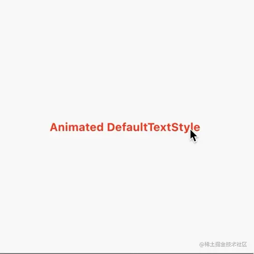 AnimatedDefaultTextStyle