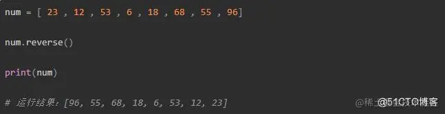 Python 基础详解-列表的反转与排序！跬步千里
