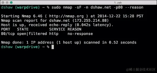 特殊的 TCP 扫描