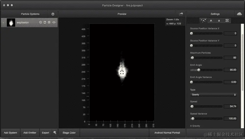 创建自定义粒子系统
