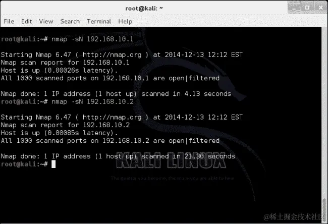 Nmap commands