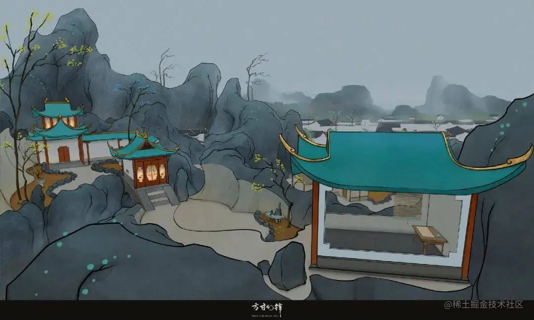 游戏里面的山、石头