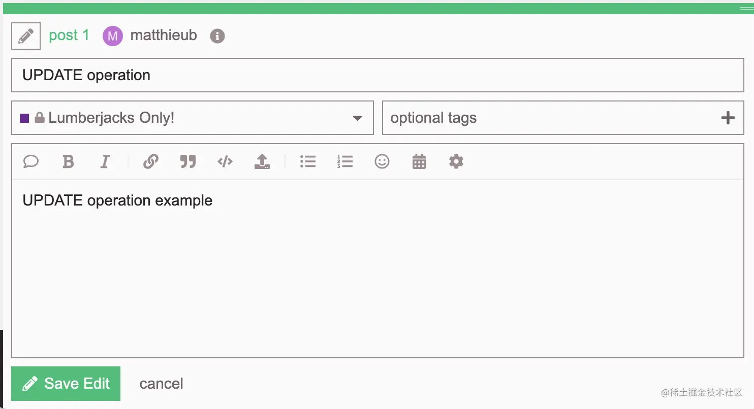 How to build a CRUD app for your database