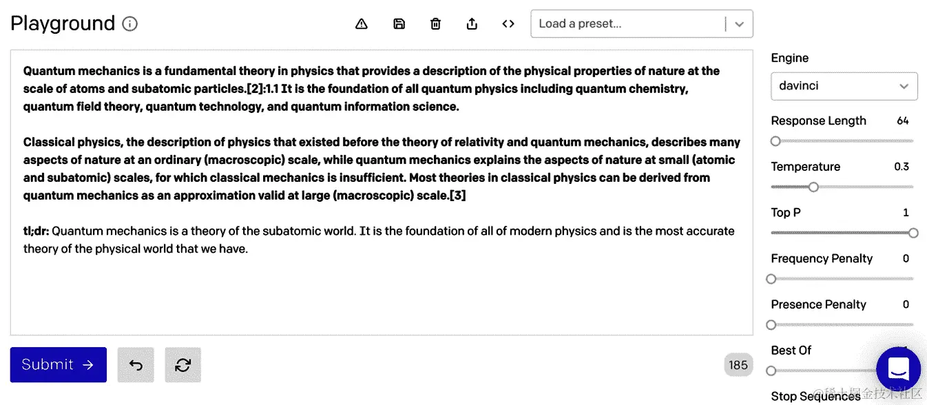 图 2.7 – 文本生成示例 – tl;dr:摘要