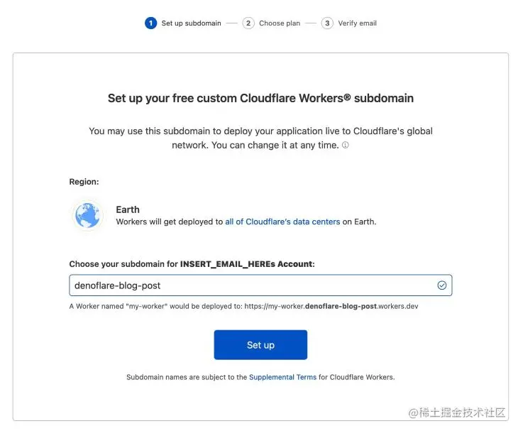Set Up Cloudflare Workers Subdomain