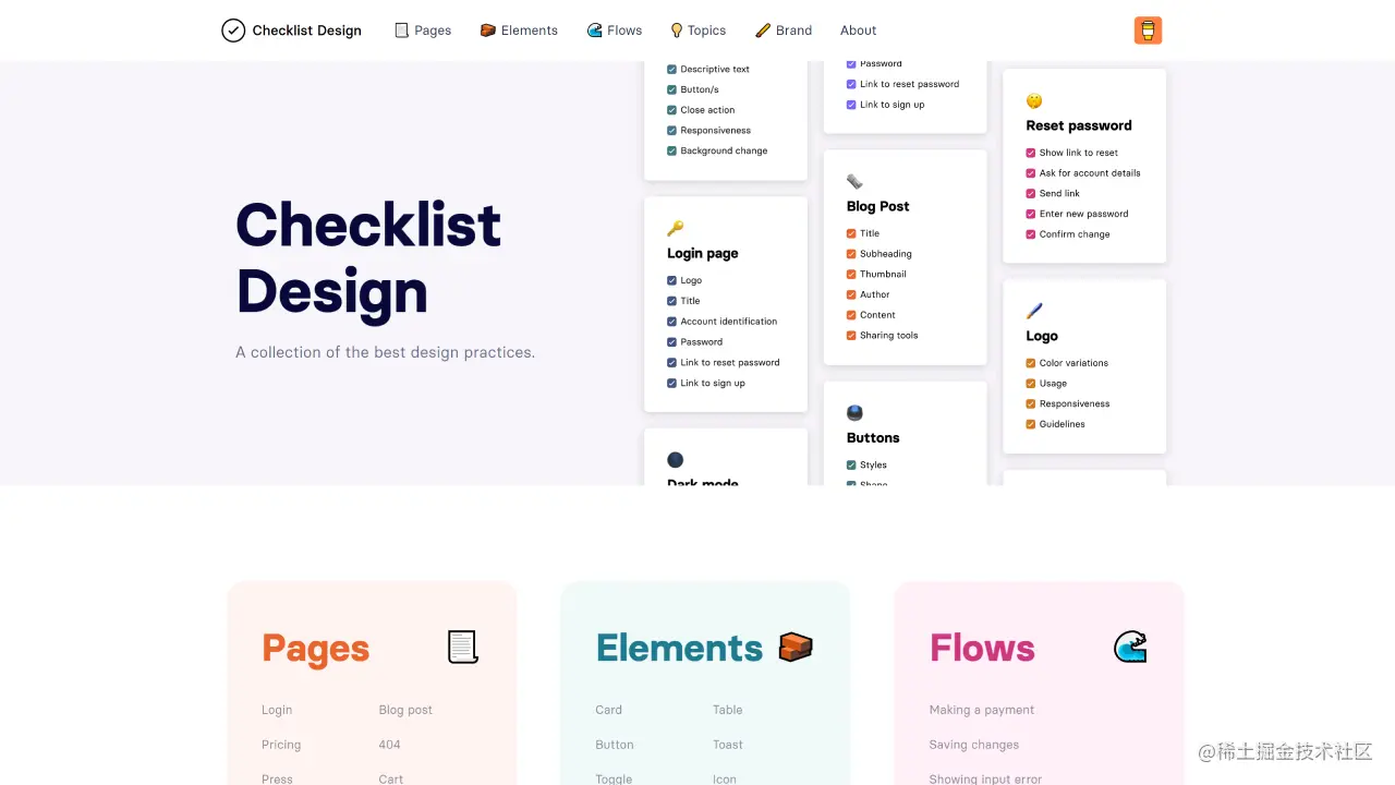 Checklist Design