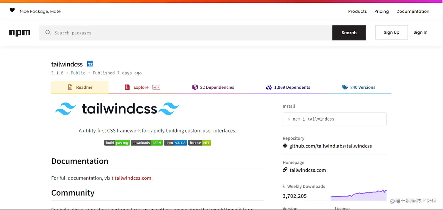 Tailwind CSS