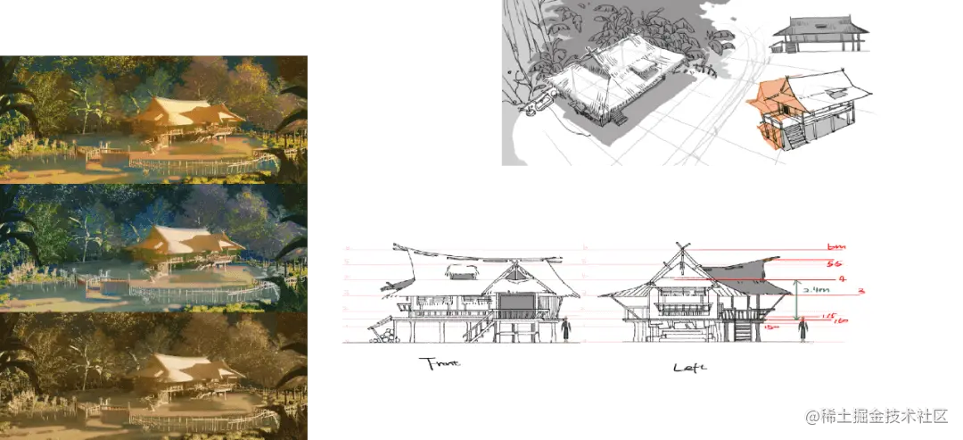 《象群挽歌》场景设计