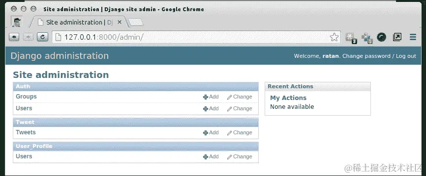 Django 的用户对象