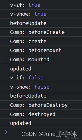 vue2中改变v-if和v-show中包裹子组件的不同