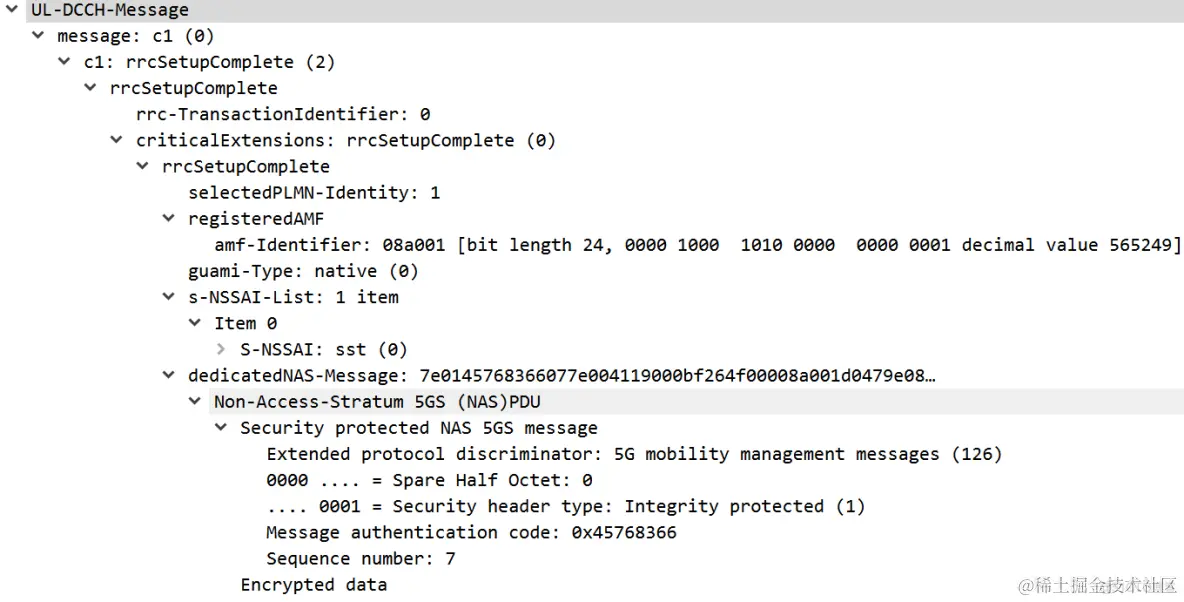 【OpenAirInterface5g】RRC NR解析之RrcSetupComplete_ide