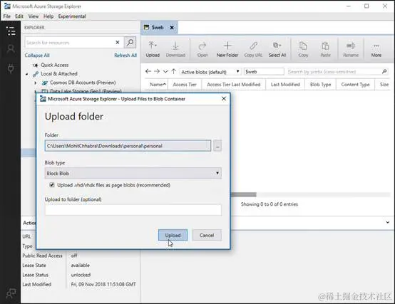 Hosting Static Website With Azure Storage Service