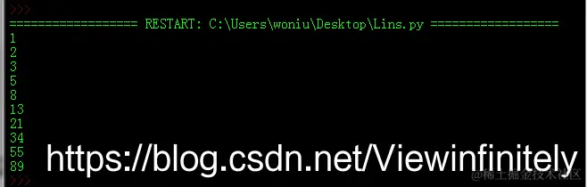 迭代器实现斐波那契数列