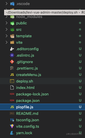 Front-end one-click initialization file generation, check the PLOP tool ...