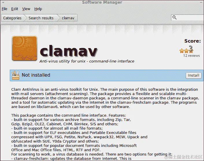 行动时间 - 安装 Clam-AV 防病毒软件