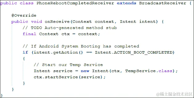 PhoneRebootCompletedReceiver.java 文件