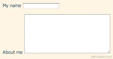 执行动作的时间 — 改善表单外观