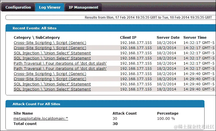 识别 Web 应用防火墙