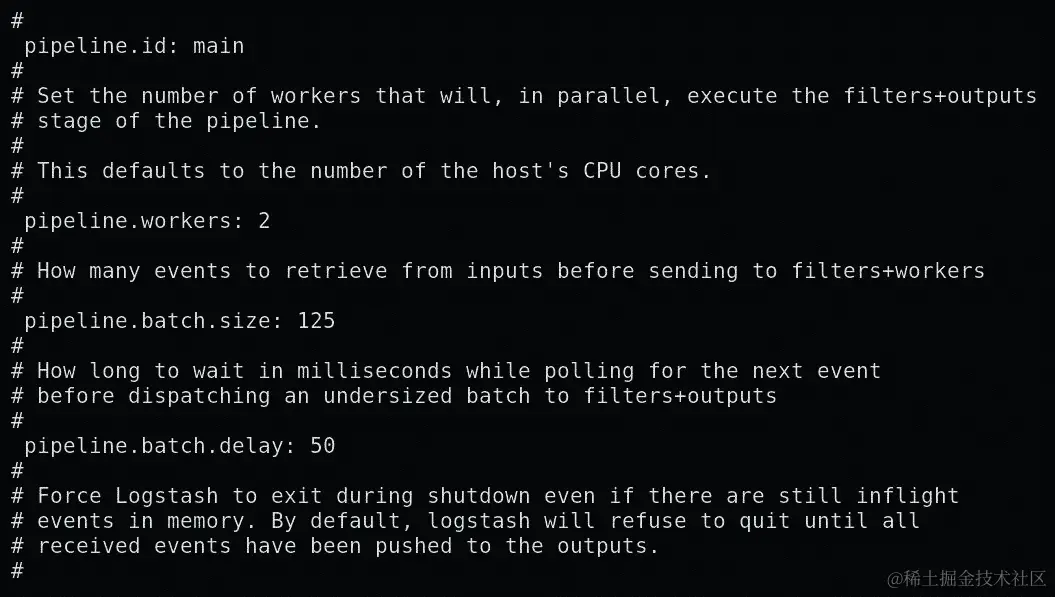 图 14.6 - logstash.yml 文件
