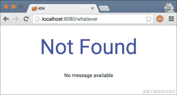 自定义错误页面