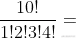 \frac{10!}{1!2!3!4!}