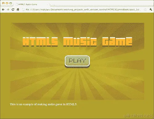 执行添加声音效果到播放按钮的操作