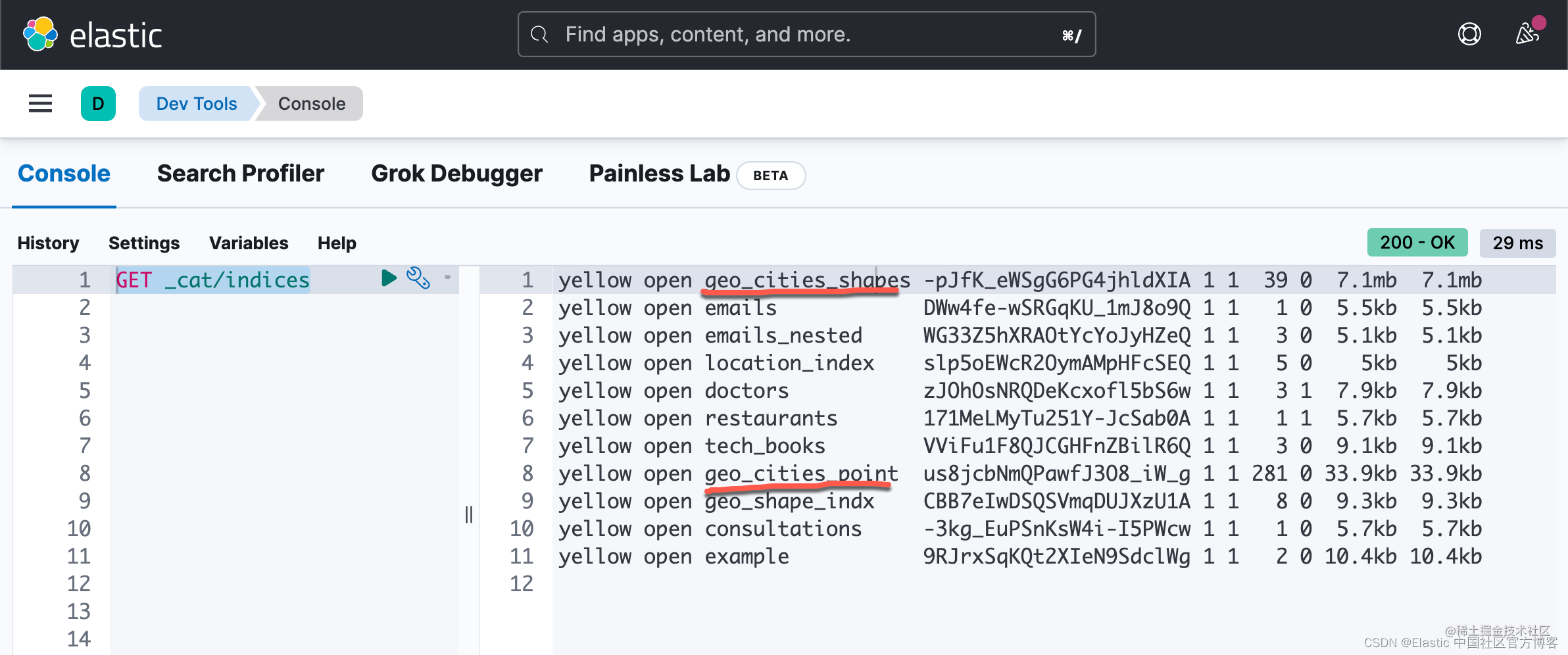 Elasticsearch：Geo Point 和 Geo Shape 查询解释