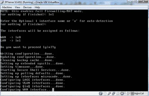 pfSense 虚拟机持久性