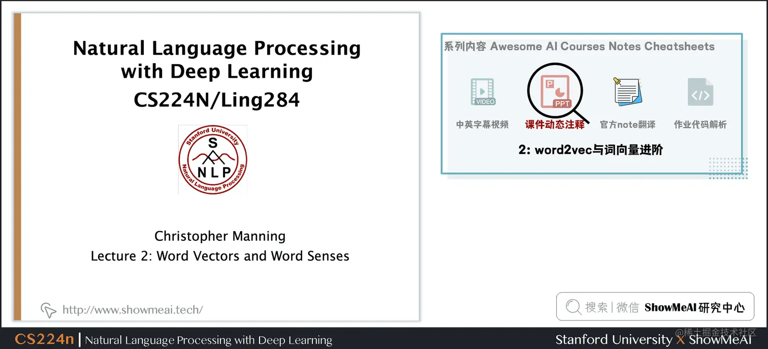 Word Vectors and Word Senses