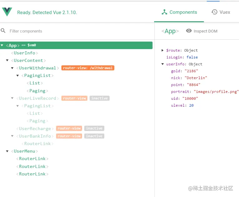 Vue.js devtools
