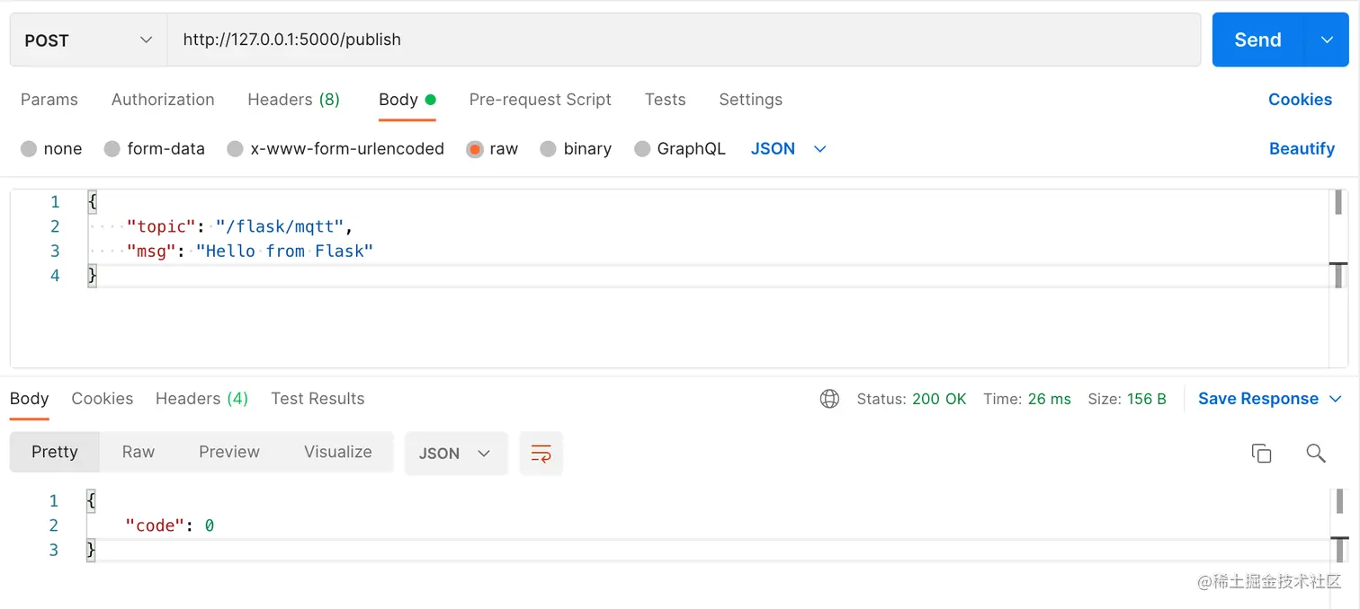 Postman 调用发布接口