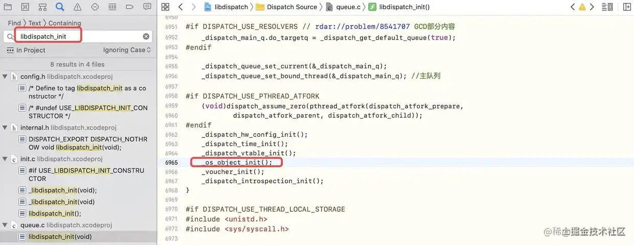 libdispatch_init源码实现