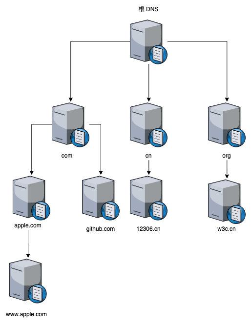 DNS 核心系統層級結構