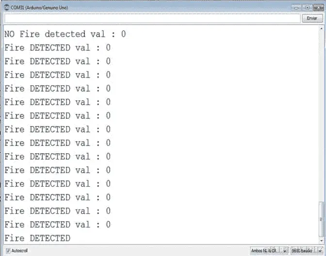使用传感器检测火灾