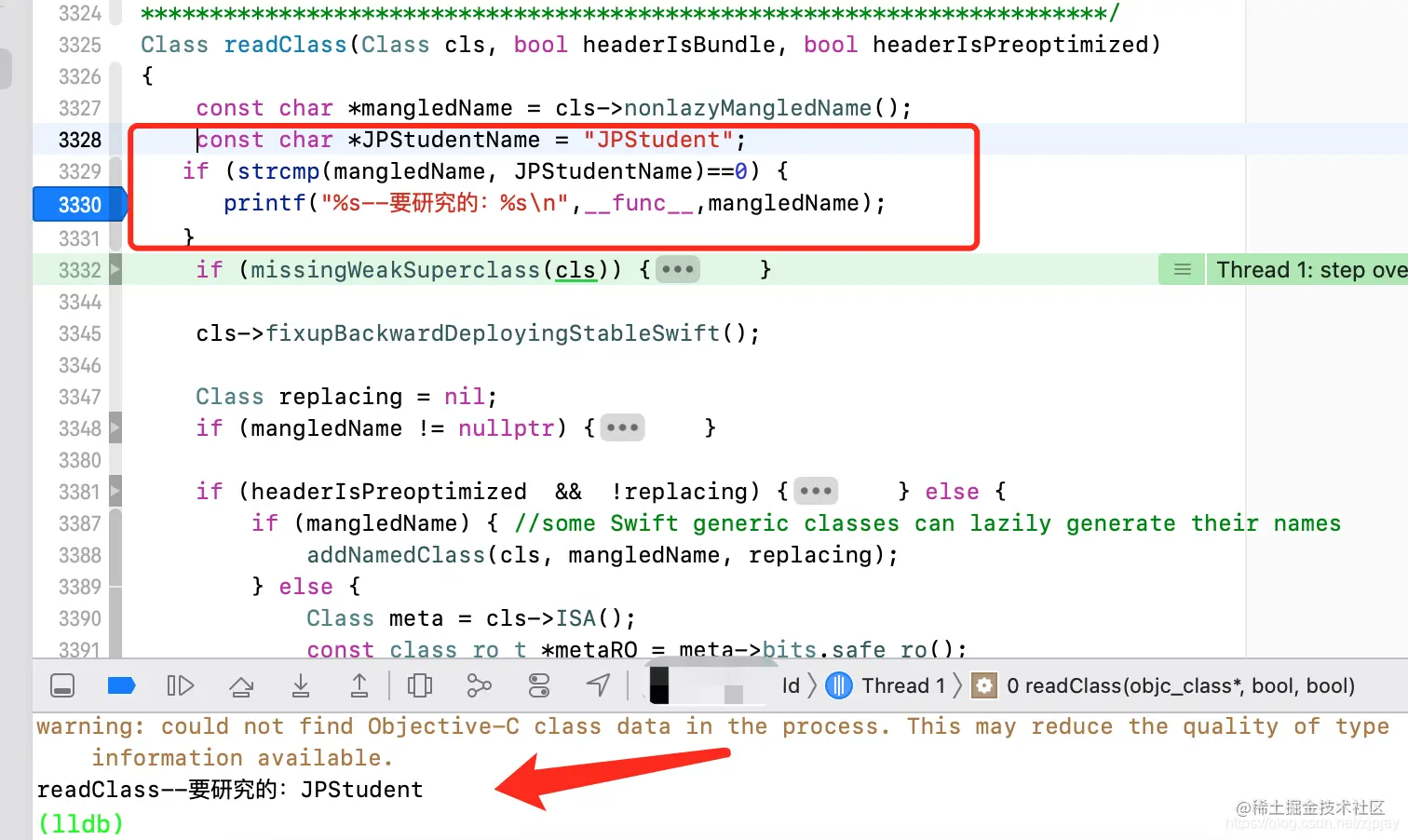 readClass中过滤类