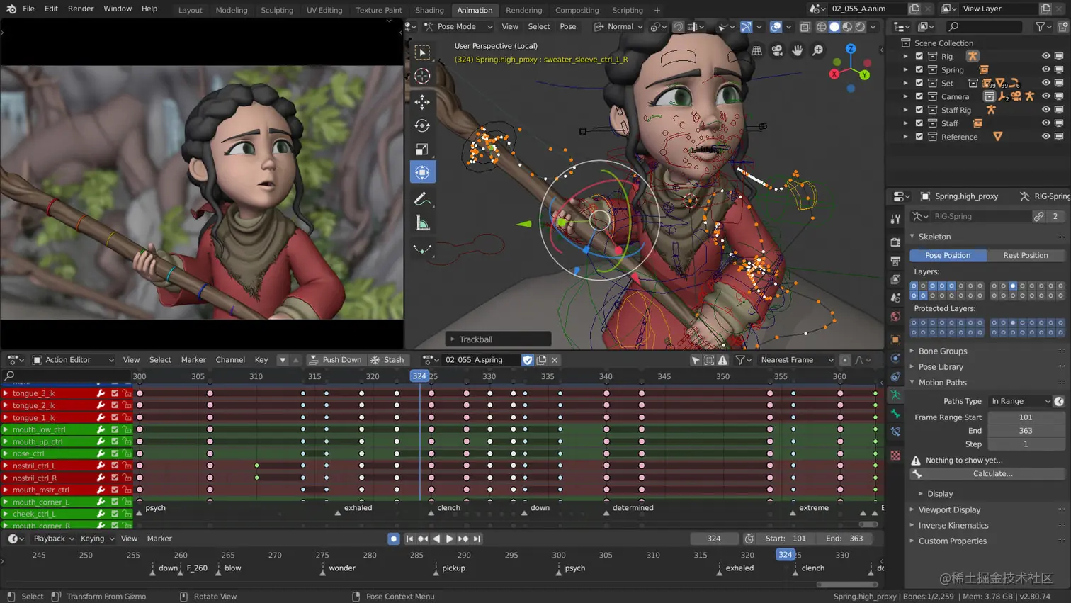 修复错误和改进当前的 Blender 功能