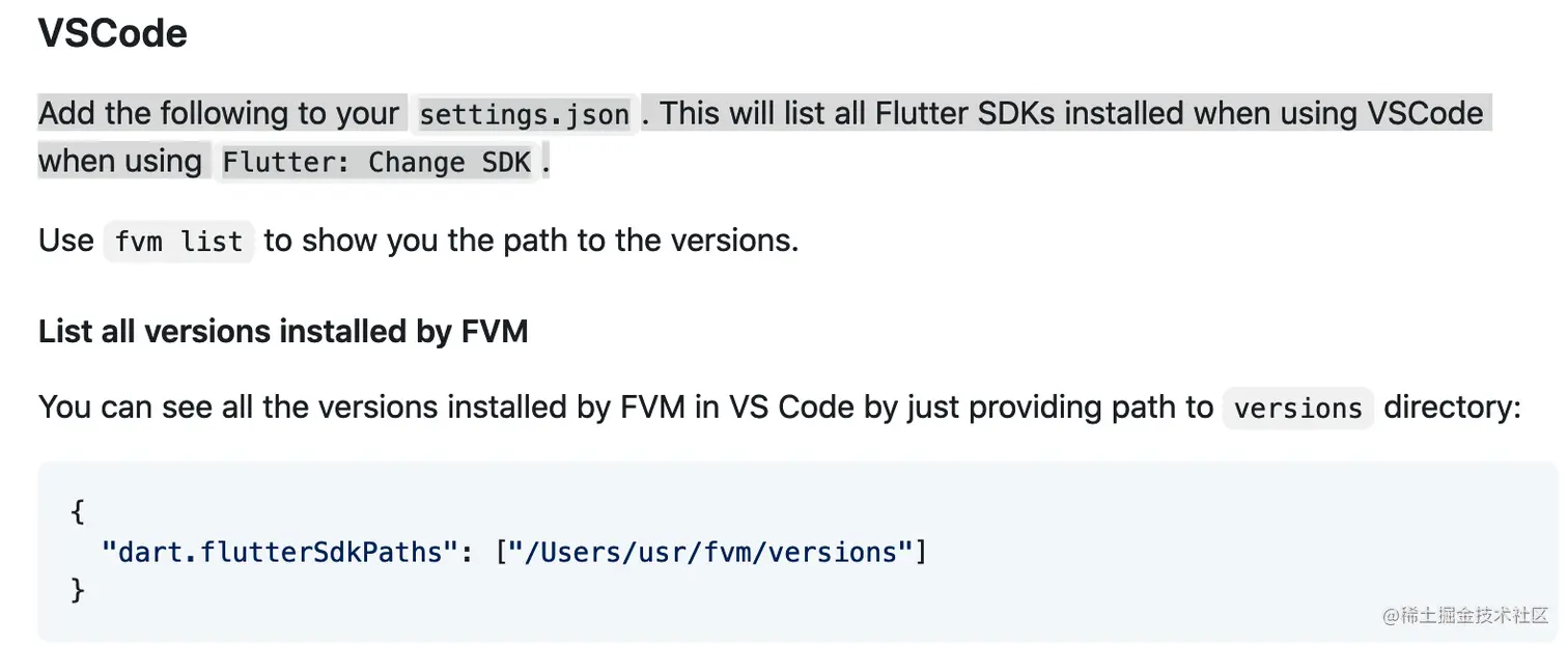 Fvm vscode flutter fvm flutter sdk 