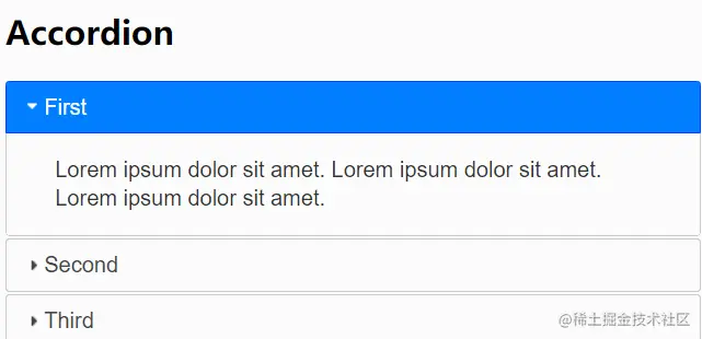 jQuery-accordion