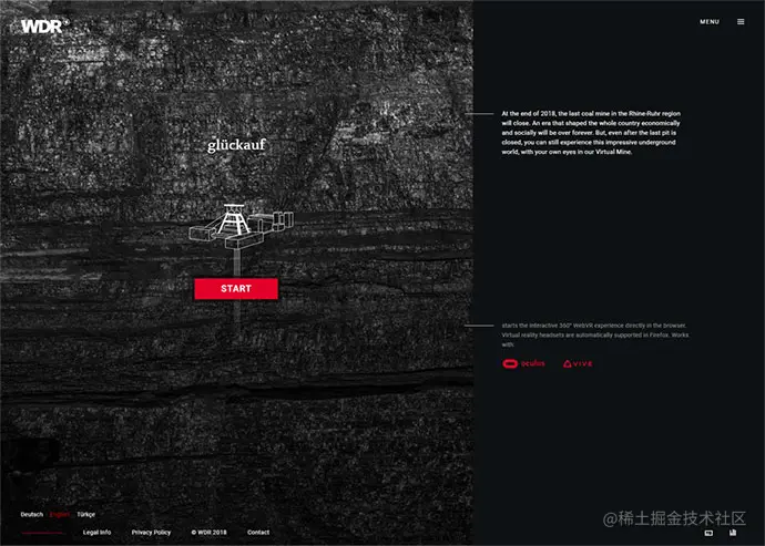 WDR Gluckauf | VR Coal Mine