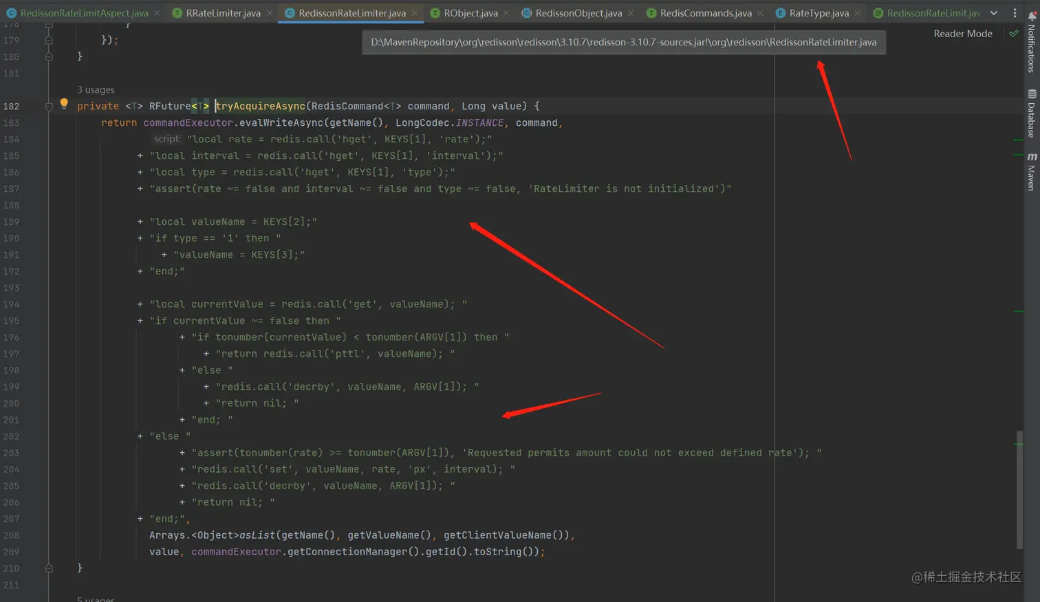 rateLimiter.tryAcquire()方法源码