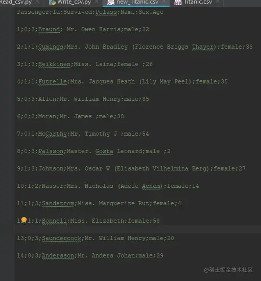 在Python-Edureka中写入CSV读取CSV文件