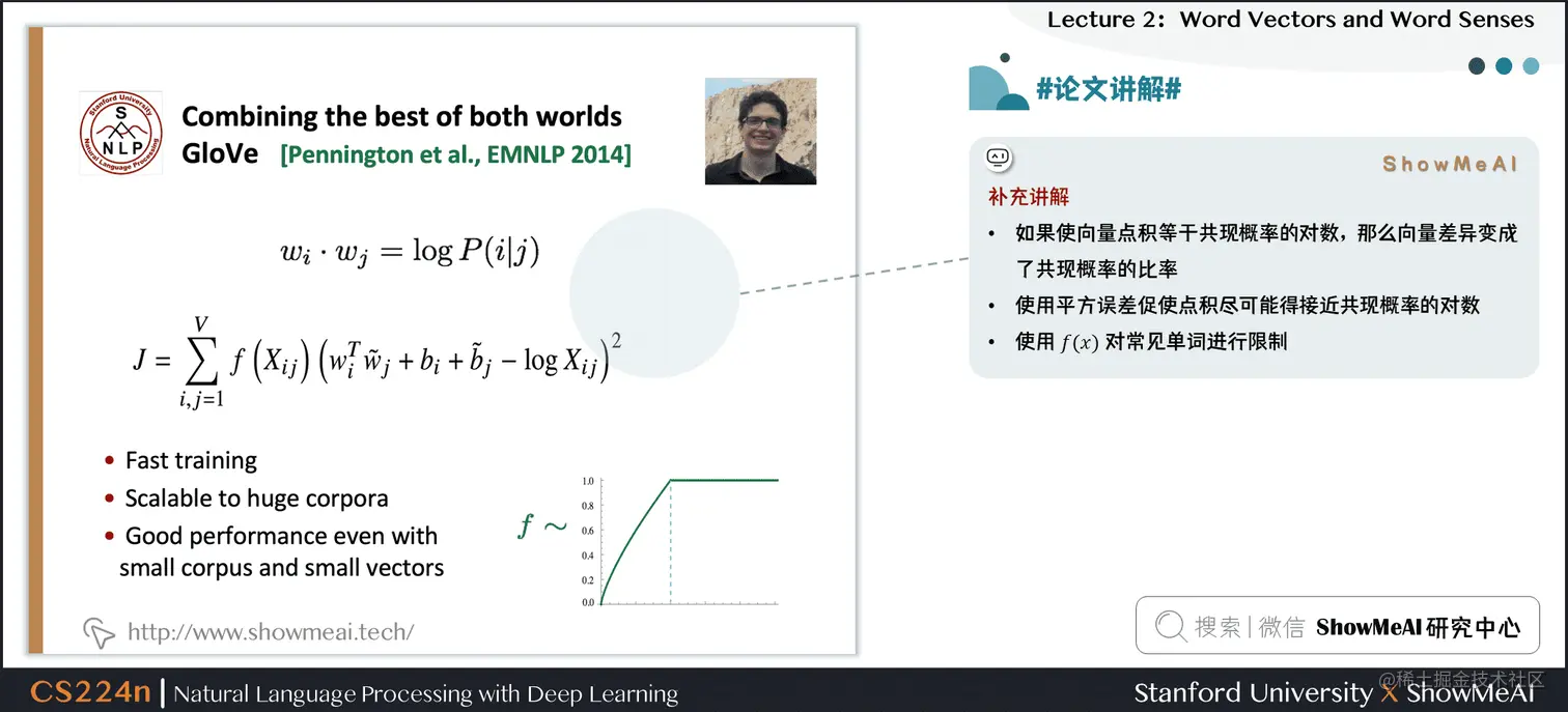 #论文讲解# Combining the best of both worlds GloVe [Pennington et al., EMNLP 2014]
