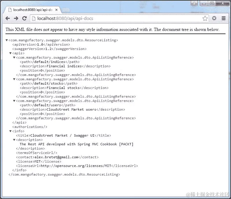 一个公开的元数据