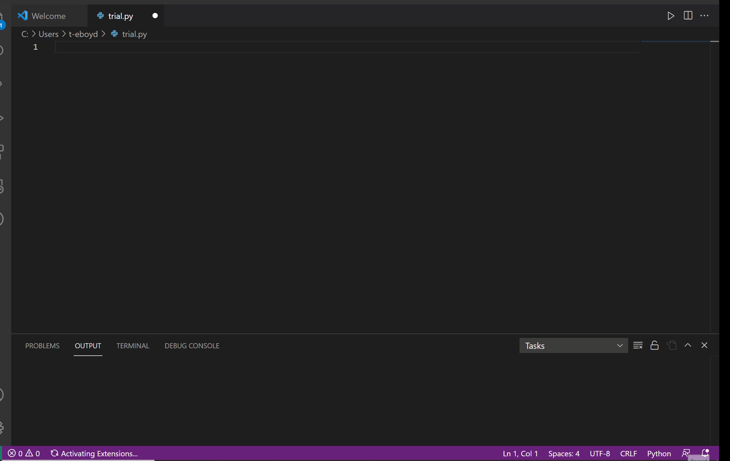 Prototype of running a Python file with Pyodide in VS Code 