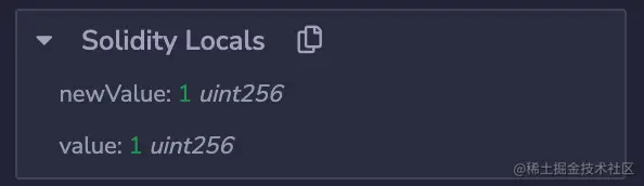 Solidity locals panel