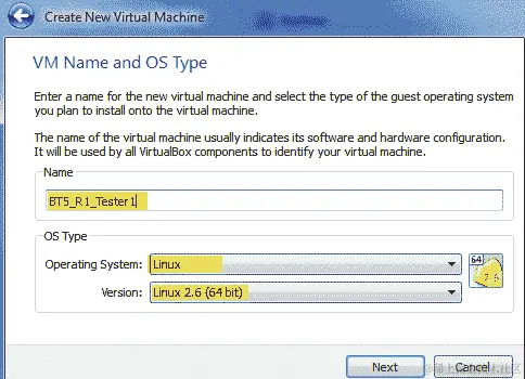 为 BackTrack 准备虚拟客户机