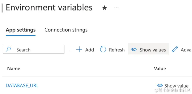 Environment variables